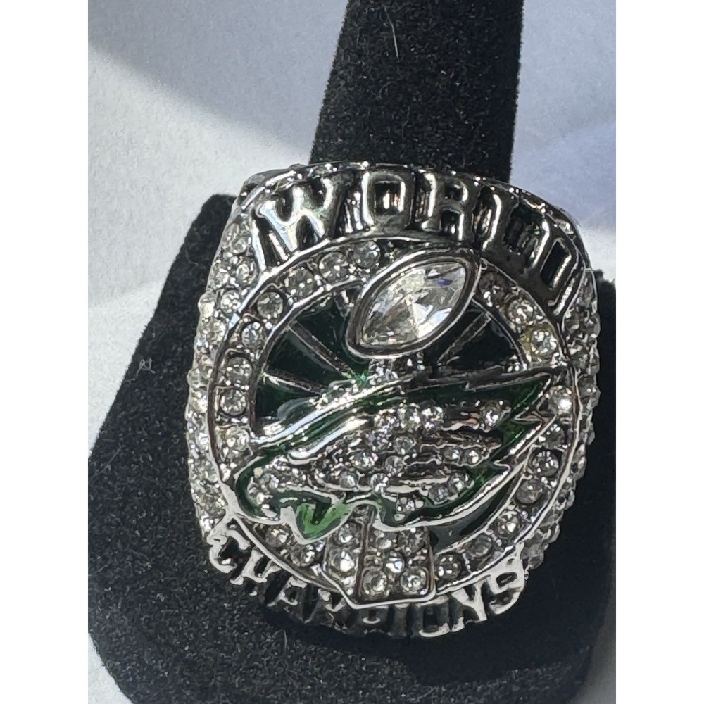 Philadelphia Eagles Super Bowl LII Replica Championship Ring 2017 Size 10.5 NFL